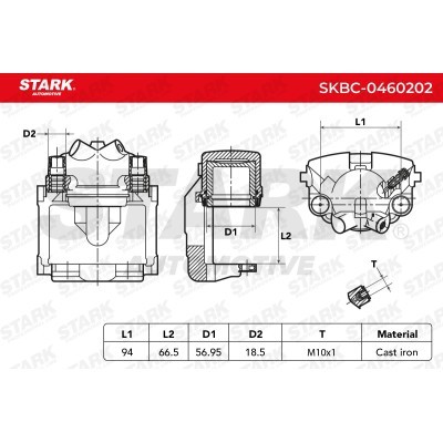 Brake Caliper Stark SKBC-0460202 SKBC-0460202 - photo 4