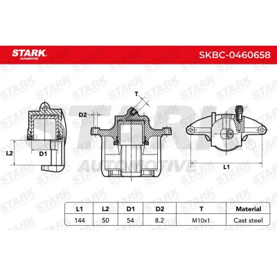 Brake Caliper Stark SKBC-0460658 SKBC-0460658 - photo 5