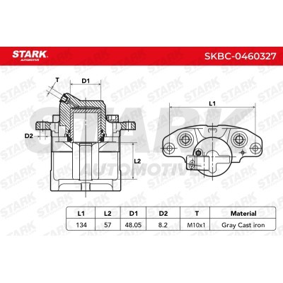 Brake Caliper Stark SKBC-0460327 SKBC-0460327 - photo 6