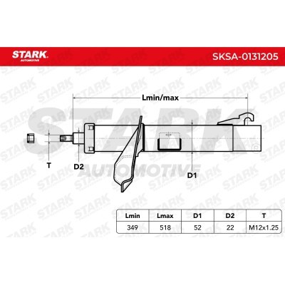 Shock Absorber Stark SKSA-0131205 SKSA-0131205 - photo 3