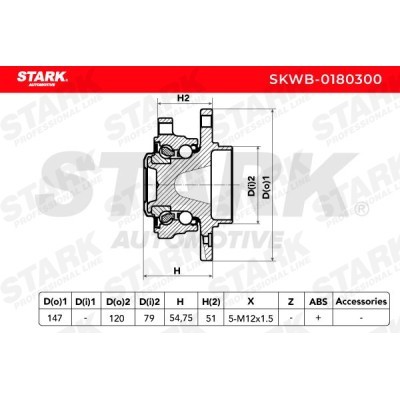Wheel Bearing Stark SKWB-0180300 SKWB-0180300 - photo 5
