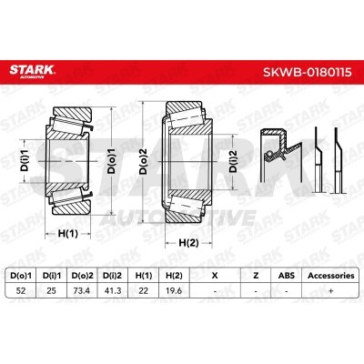 Wheel Bearing Stark SKWB-0180115 SKWB-0180115 - photo 7
