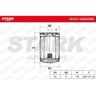 Oil Filter Stark SKOF-0860085 SKOF-0860085 - photo 5
