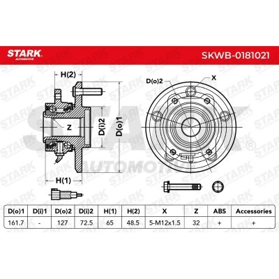 Wheel Bearing Stark SKWB-0181021 SKWB-0181021 - photo 8