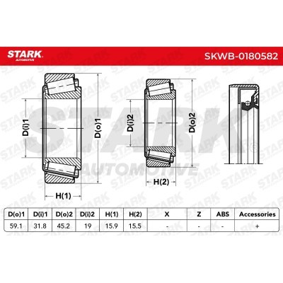 Wheel Bearing Stark SKWB-0180582 SKWB-0180582 - photo 7