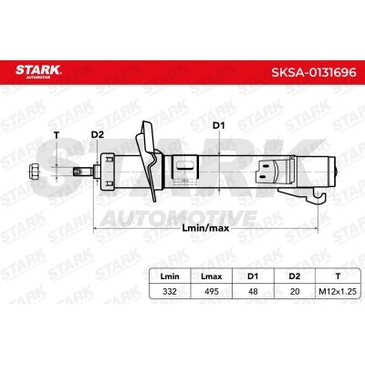 Shock Absorber Stark SKSA-0131696 SKSA-0131696 - photo 3