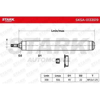 Shock Absorber Stark SKSA-0133519 SKSA-0133519 - photo 7