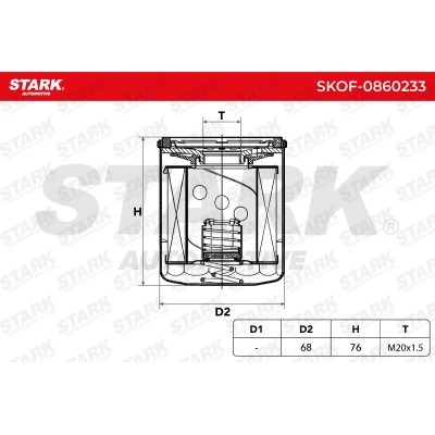 Oil Filter Stark SKOF-0860233 SKOF-0860233 - photo 6
