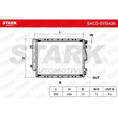 A/C condenser SKCD-0110436 - photo 4