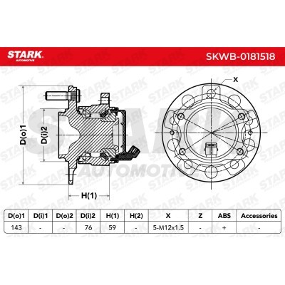 Wheel Bearing Stark SKWB-0181518 SKWB-0181518 - photo 7