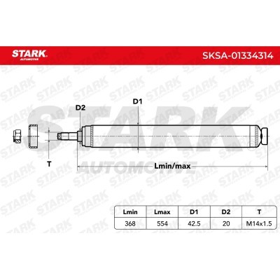 Shock Absorber Stark SKSA-01334314 SKSA-01334314 - photo 7