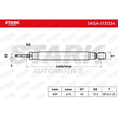 Shock Absorber Stark SKSA-0131334 SKSA-0131334 - photo 3