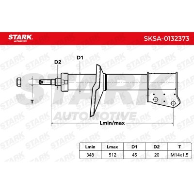 Shock Absorber Stark SKSA-0132373 SKSA-0132373 - photo 3