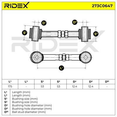 Control Arm RIDEX 273C0647 273C0647 - photo 6