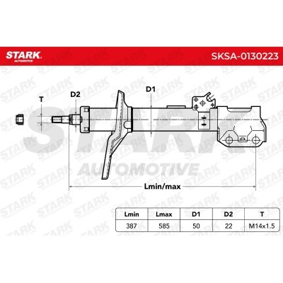 Shock Absorber Stark SKSA-0130223 SKSA-0130223 - photo 3