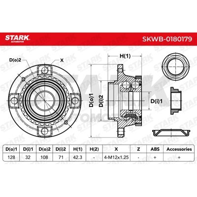Wheel Bearing Stark SKWB-0180179 SKWB-0180179 - photo 6