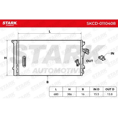 A/C condenser SKCD-0110408 - photo 7