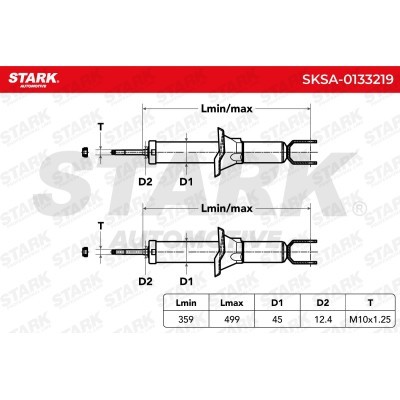 Shock Absorber Stark SKSA-0133219 SKSA-0133219 - photo 5