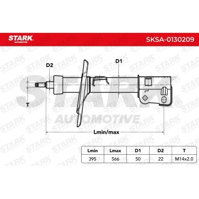 Shock Absorber Stark SKSA-0130209 SKSA-0130209 - photo 3