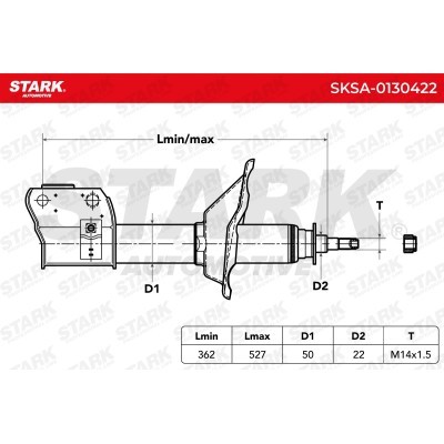 Shock Absorber Stark SKSA-0130422 SKSA-0130422 - photo 3