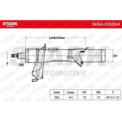 Shock Absorber Stark SKSA-0132341 SKSA-0132341 - photo 6