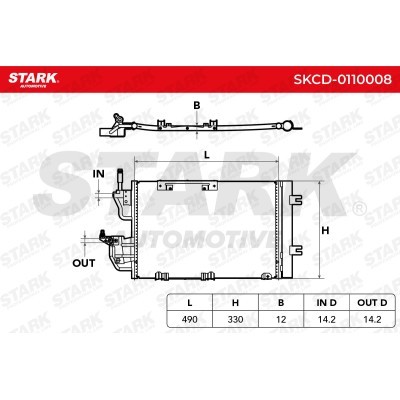 A/C condenser SKCD-0110008 - photo 8