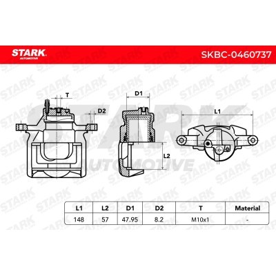 Brake Caliper Stark SKBC-0460737 SKBC-0460737 - photo 3