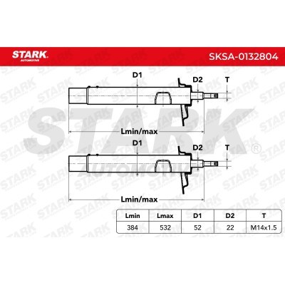 Shock Absorber Stark SKSA-0132804 SKSA-0132804 - photo 7