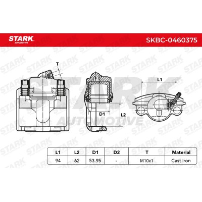 Brake Caliper Stark SKBC-0460375 SKBC-0460375 - photo 7