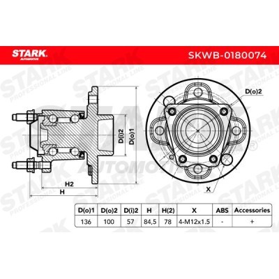 Wheel Bearing Stark SKWB-0180074 SKWB-0180074 - photo 3