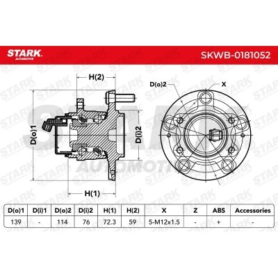 Wheel Bearing Stark SKWB-0181052 SKWB-0181052 - photo 6