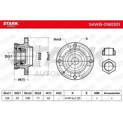 Wheel Bearing Stark SKWB-0180301 SKWB-0180301 - photo 3