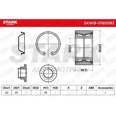 Wheel Bearing Stark SKWB-0180082 SKWB-0180082 - photo 6