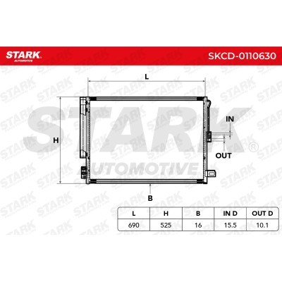 A/C condenser SKCD-0110630 - photo 8
