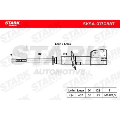Shock Absorber Stark SKSA-0130887 SKSA-0130887 - photo 3