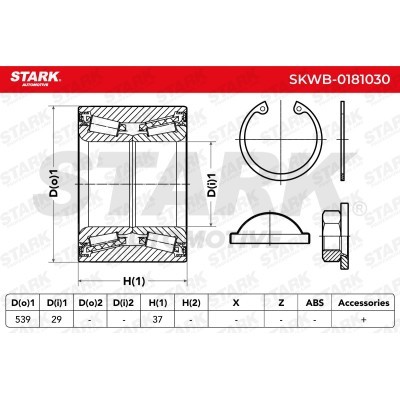 Wheel Bearing Stark SKWB-0181030 SKWB-0181030 - photo 6