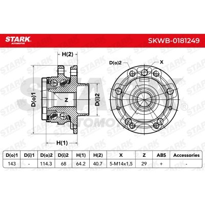 Wheel Bearing Stark SKWB-0181249 SKWB-0181249 - photo 5