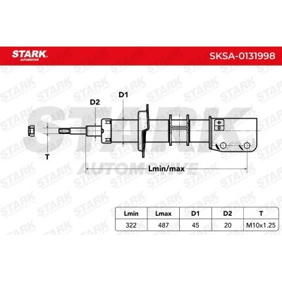 Shock Absorber Stark SKSA-0131998 SKSA-0131998 - photo 5