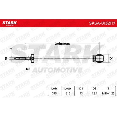 Shock Absorber Stark SKSA-0132117 SKSA-0132117 - photo 3