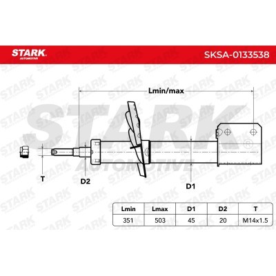 Shock Absorber Stark SKSA-0133538 SKSA-0133538 - photo 6