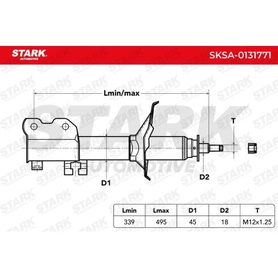 Shock Absorber Stark SKSA-0131771 SKSA-0131771 - photo 2