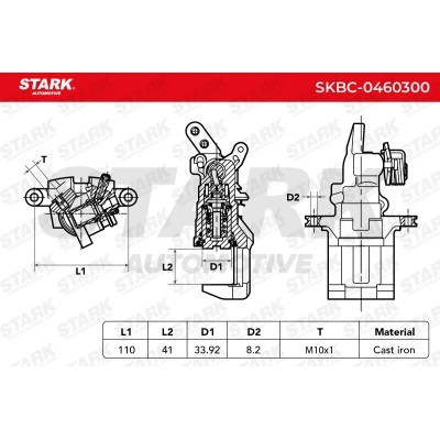Brake Caliper Stark SKBC-0460300 SKBC-0460300 - photo 7