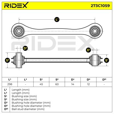 Control Arm RIDEX 273C1059 273C1059 - photo 5