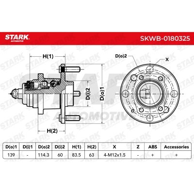 Wheel Bearing Stark SKWB-0180325 SKWB-0180325 - photo 4