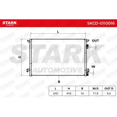 A/C condenser SKCD-0110016 - photo 8