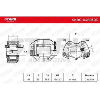 Brake Caliper Stark SKBC-0460303 SKBC-0460303 - photo 6