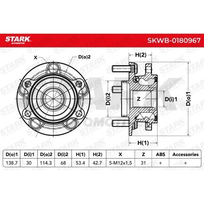 Wheel Bearing Stark SKWB-0180967 SKWB-0180967 - photo 5
