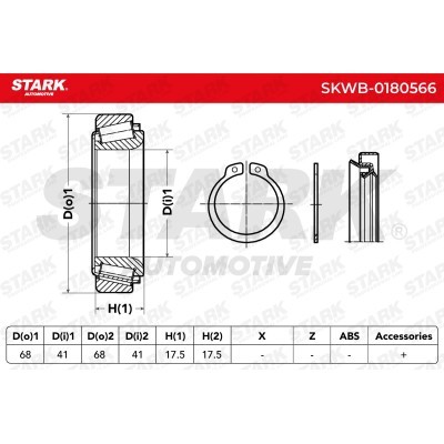 Wheel Bearing Stark SKWB-0180566 SKWB-0180566 - photo 6