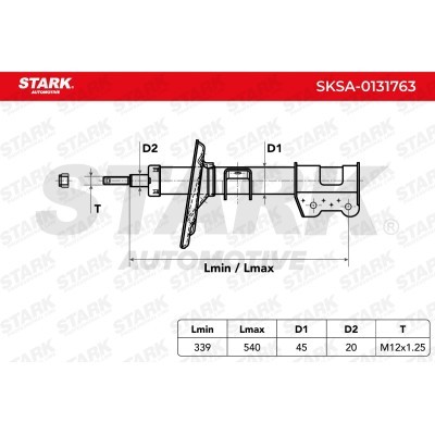 Shock Absorber Stark SKSA-0131763 SKSA-0131763 - photo 3