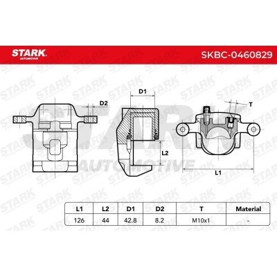 Brake Caliper Stark SKBC-0460829 SKBC-0460829 - photo 6